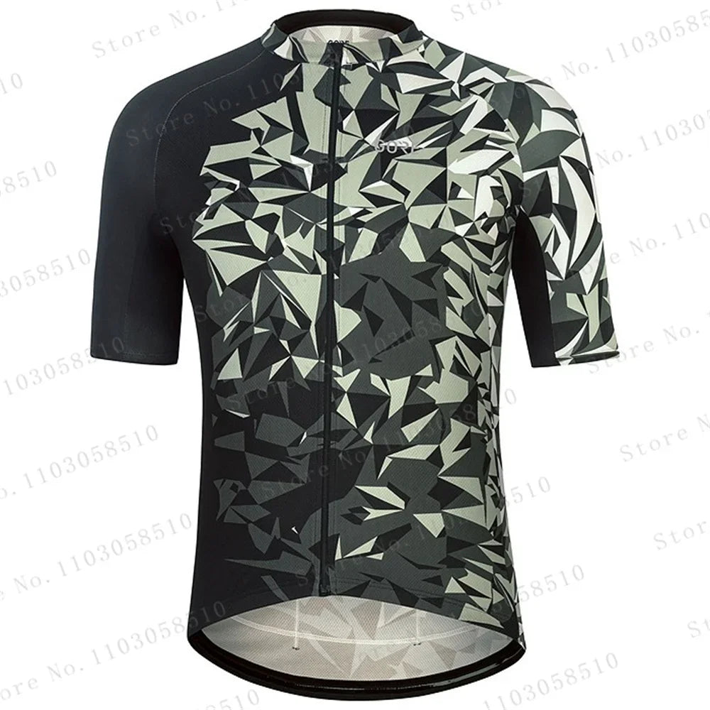 Jersey Cycling Tops Summer Men Short Sleeve Cycling Clothing Sports Bicycle Shirts Bib Shorts Suits Mtb Road Bike Clothing