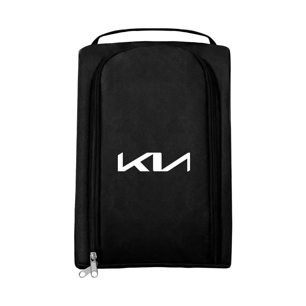 1PCS Car Logo Sneaker Storage Bag Travel Outing Shoe Storage Tool Car Accessories For KIA Rio Ceed Sportage Cerato Soul Sorento