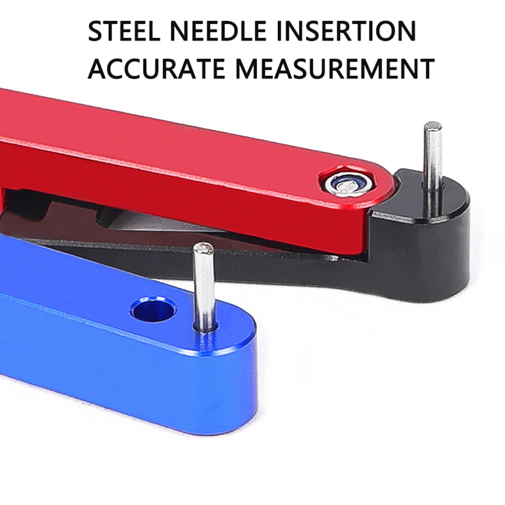 LEBYCLE 6 Colors Bicycle Chain Wear Indicator Tool Chain Links Checker MTB Road Bike Aluminum Alloy Repair Accurate Tools