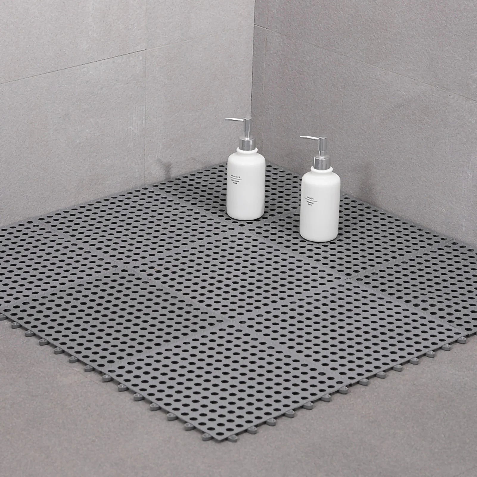 Bathroom Mat 30 X 30cm Prevent Slipping Spliced Comfortable Indoor Bath Mat for Bathrooms Kitchens Residences Household Products