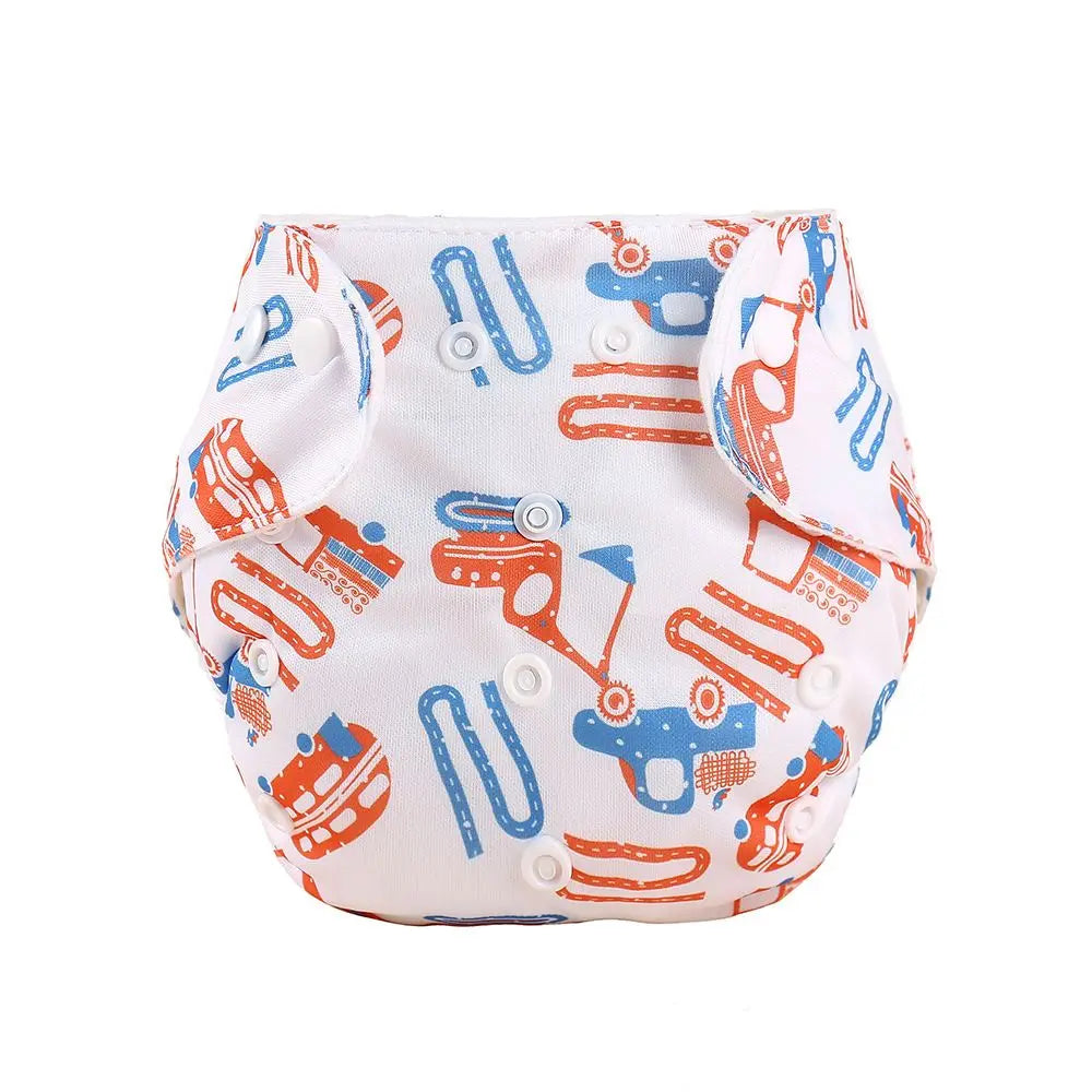 Baby Diapers Washable Reusable Nappies Grid Eco Friendly Cotton Baby Cloth Training Pant Cloth Diaper Adjustable Baby Fraldas