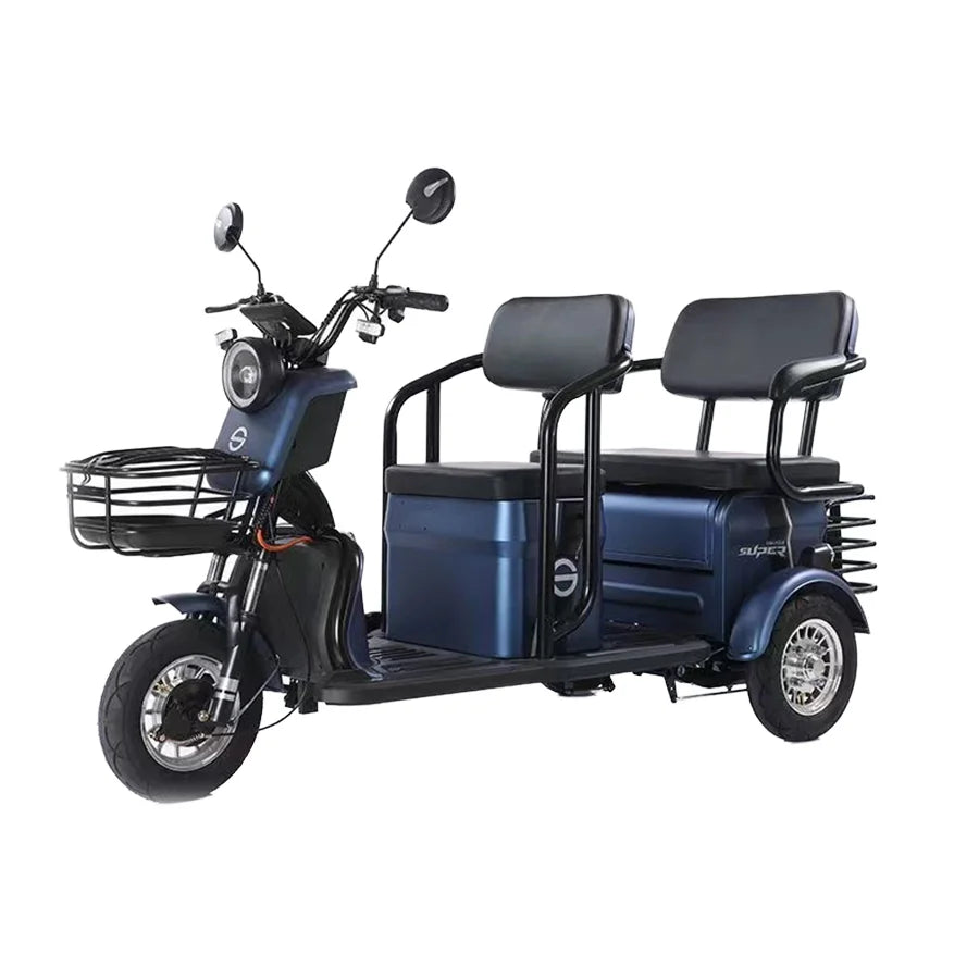 High Speed Electric Tricycle Motorized Cargo 3 Wheel  Bicycle Three Wheel Electric Scooters Bike Electric Tricycle for Passager