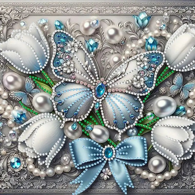 Diamond Painting Kits for Adults,Butterfly Special Shape Diamond Art for Beginners,Diamond Art Painting for Home Decoration Gift