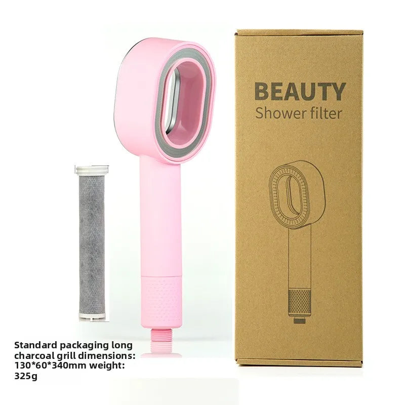 Filter Shower Head High Pressure Beauty Rain Faucet Showerhead Filtration Purification Bathroom Accessories Filtered Water