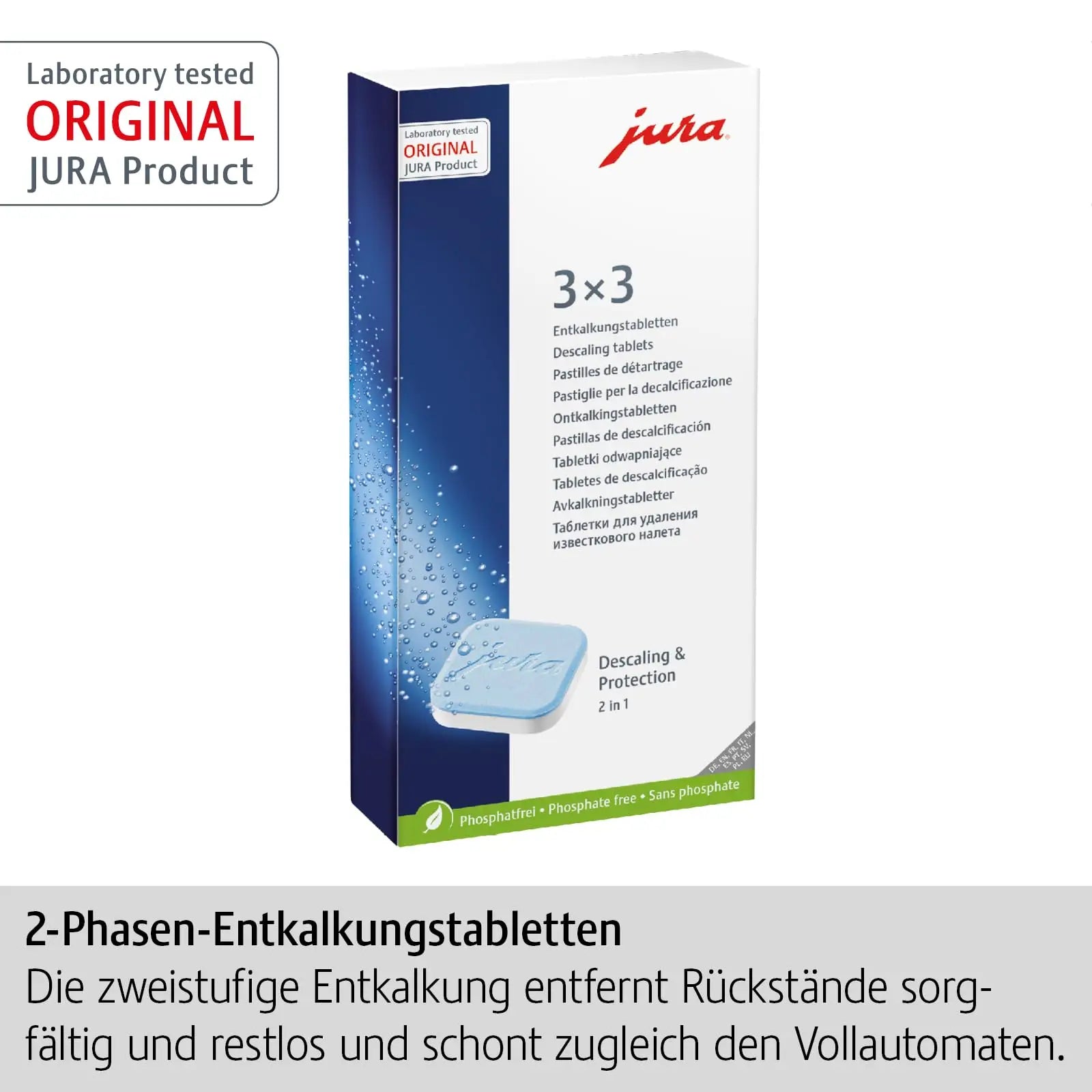 Jura Decalcifying Tablets for Coffee Machines 9 Decalcifying Tablets per Pack