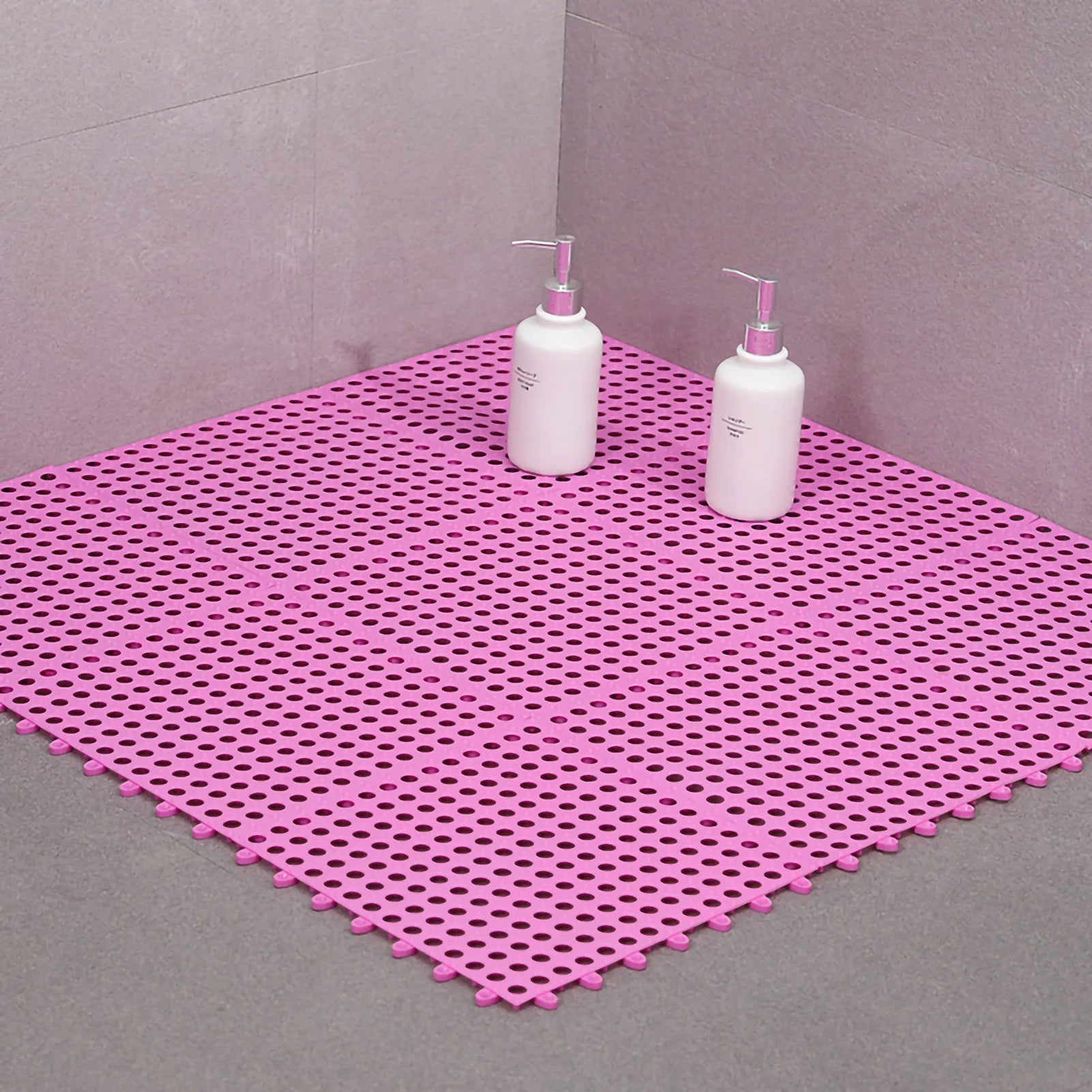Bathroom Mat 30 X 30cm Prevent Slipping Spliced Comfortable Indoor Bath Mat for Bathrooms Kitchens Residences Household Products