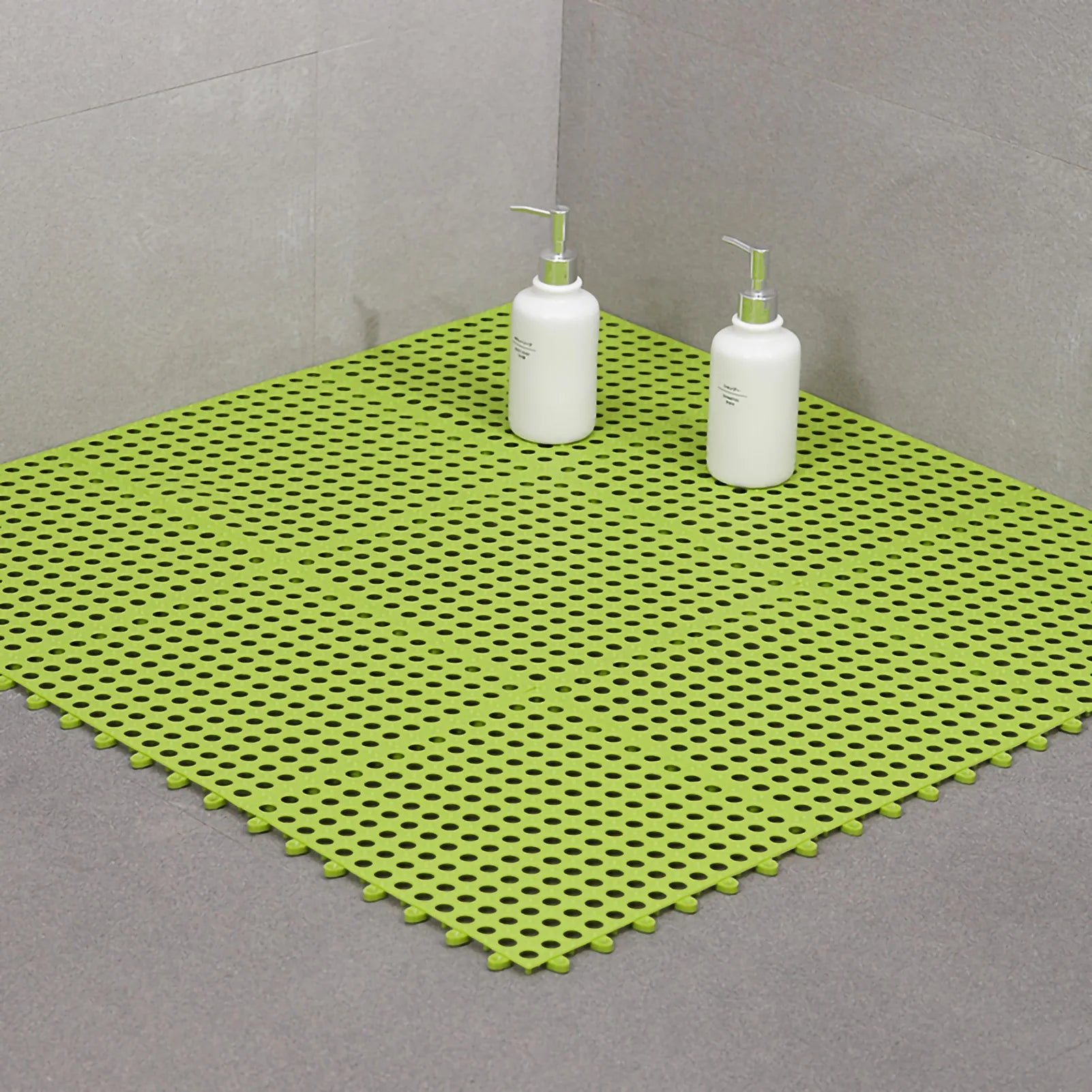 Bathroom Mat 30 X 30cm Prevent Slipping Spliced Comfortable Indoor Bath Mat for Bathrooms Kitchens Residences Household Products