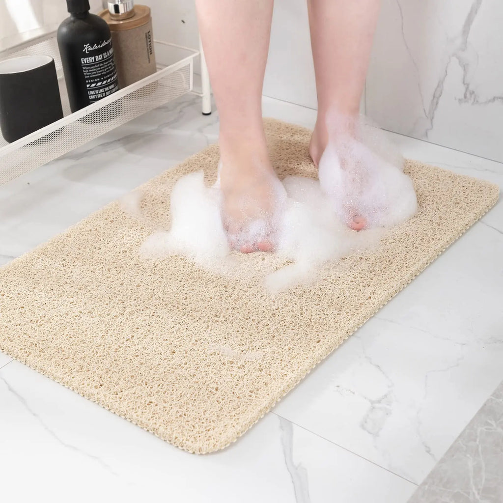 40*60cm/50*80cm Non-slip Bath Mat Super Comfy Shower Mat Anti Slip Bath Mats Drainable Easy To Clean Washable Bathroom Mat