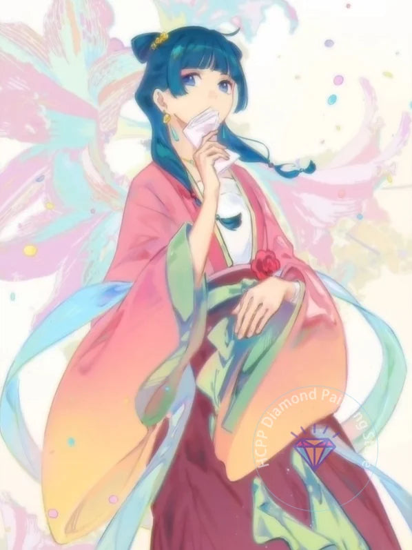 Diamond Painting Kit 5D DIY T-The-Apothecary-Diaries Anime Diamond Handmade Art Children's gift