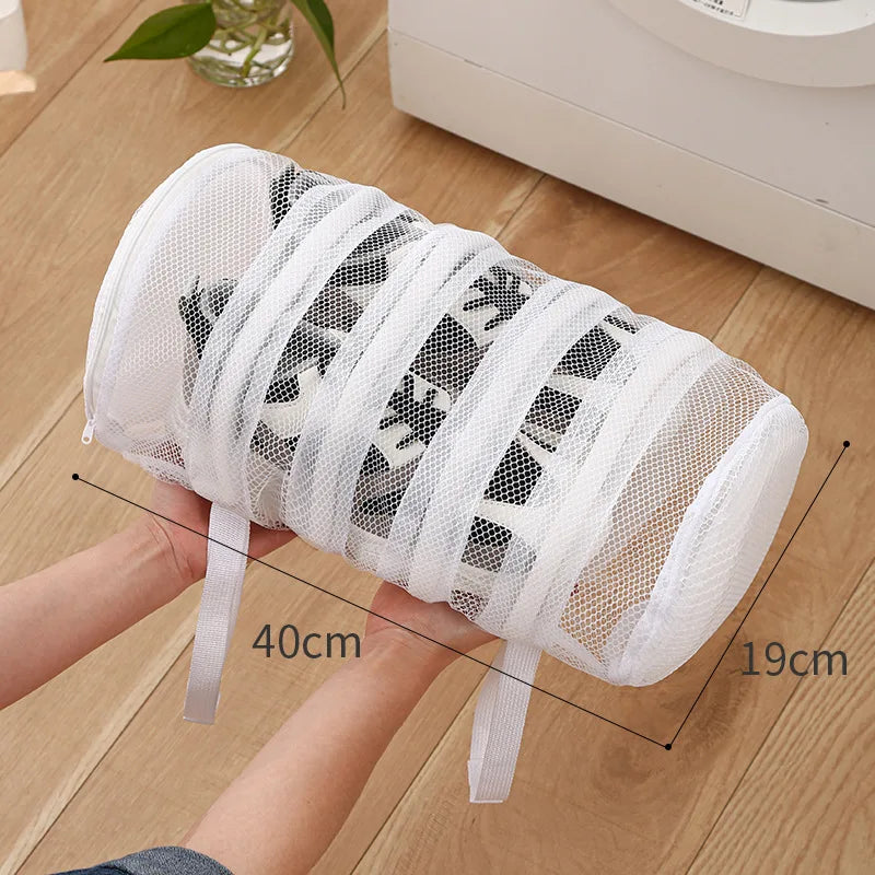 Shoes Laundry Bag Coarse Net Dirty Canvas Shoes Storage Pouch Hangbag Sneakers Wash Protection Sleeve Slippers Washing Bags New