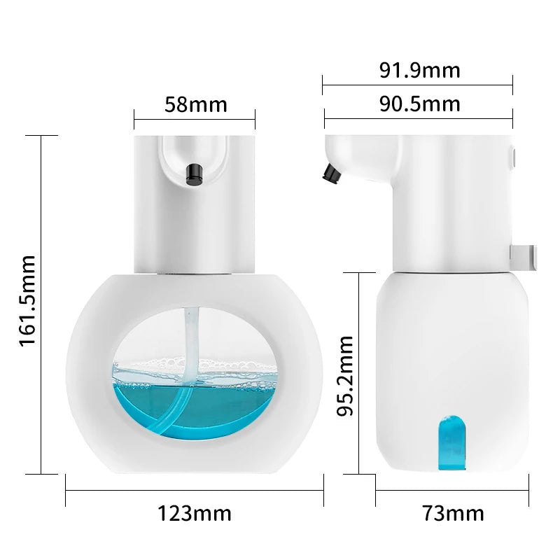 Smart Touchless Soap Dispenser – 400ml Motion Sensor, USB Charging, Wall-Mounted