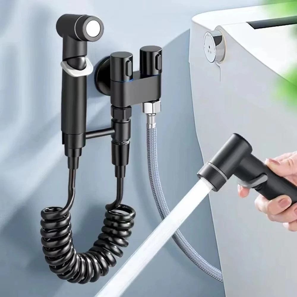 Homefish Hand Held High Pressure Toilet Spray With Dual Mode Nozzle Is Very Suitable For Bathroom Cleaning And Toilet Flushing