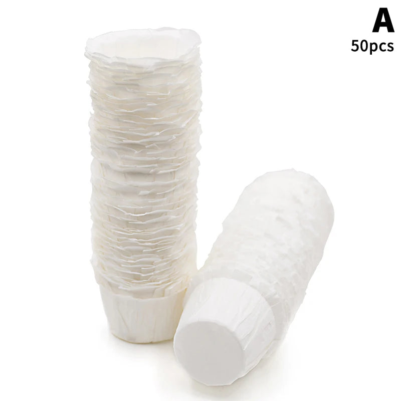 Universal Fit Disposable Paper Coffee Filter for Keurig Single-Serve Reusable K-Cups Coffee Maker - Pack of 100