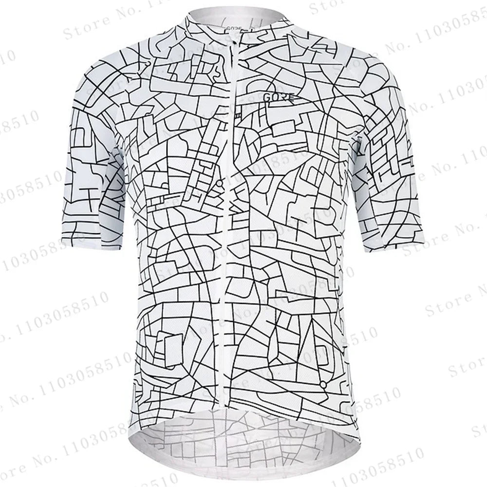 Jersey Cycling Tops Summer Men Short Sleeve Cycling Clothing Sports Bicycle Shirts Bib Shorts Suits Mtb Road Bike Clothing