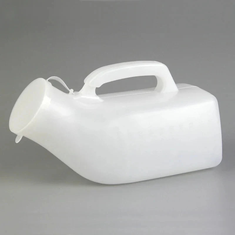 Portable 1200ml Men Urinal Bottle With Handle Mobile Toilet For Car Travel Camping Elderly Disability Urine Storage Container