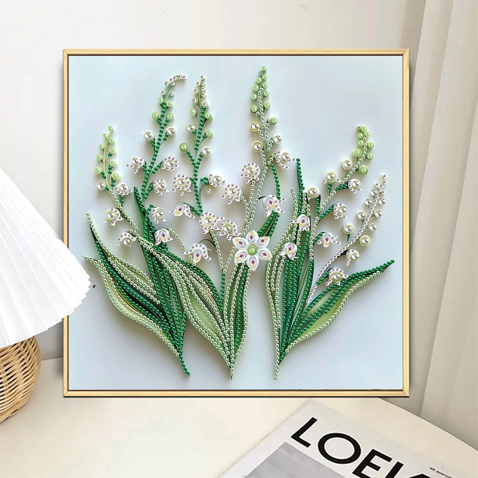 Diamond Art Painting Kits for Adults,DIY flowers Special Shape Diamond Art Kits for Beginners for Home Wall Decoration Gift