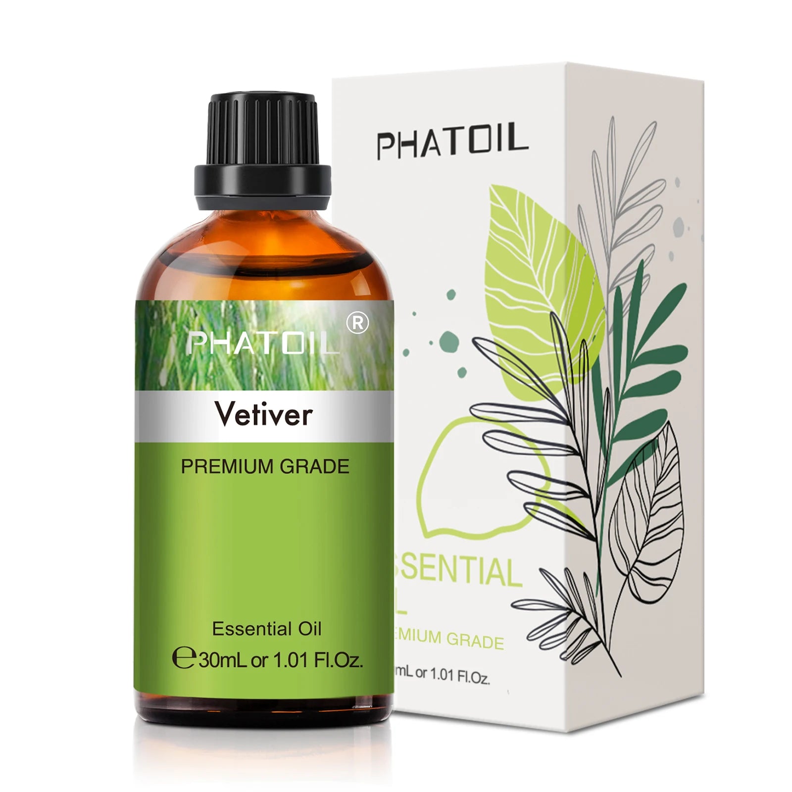 PHATOIL 30ml Aromatherapy Essential Oil Lavender Eucalyptus Vanilla Sweet Orange Aroma Oils For Diffuser Candle Making DIY Soap
