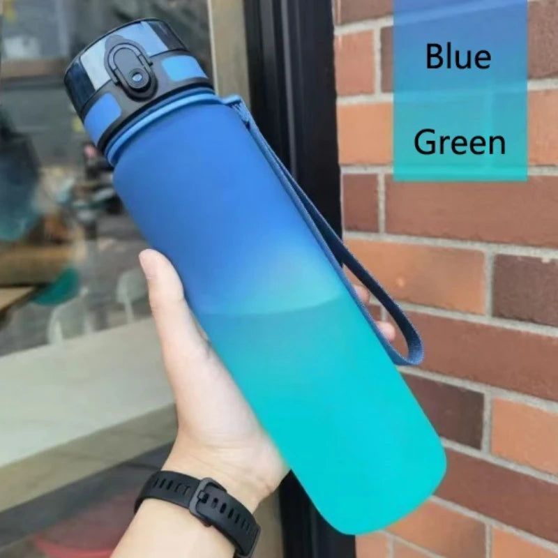 Gradient Color Portable High-temperature Resistant Fitness Pot for Summer Large-capacity Outdoor Water Cup for Students