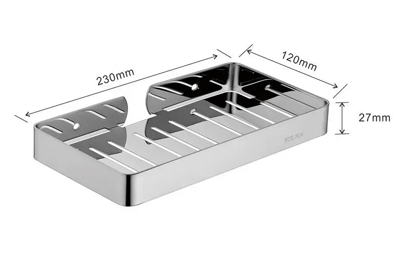 Bathroom Stainless Steel Shower Shelf Wall-mounted Triangle Basket Corner Stand Shampoo Shower Gel Storage Holder Accessories