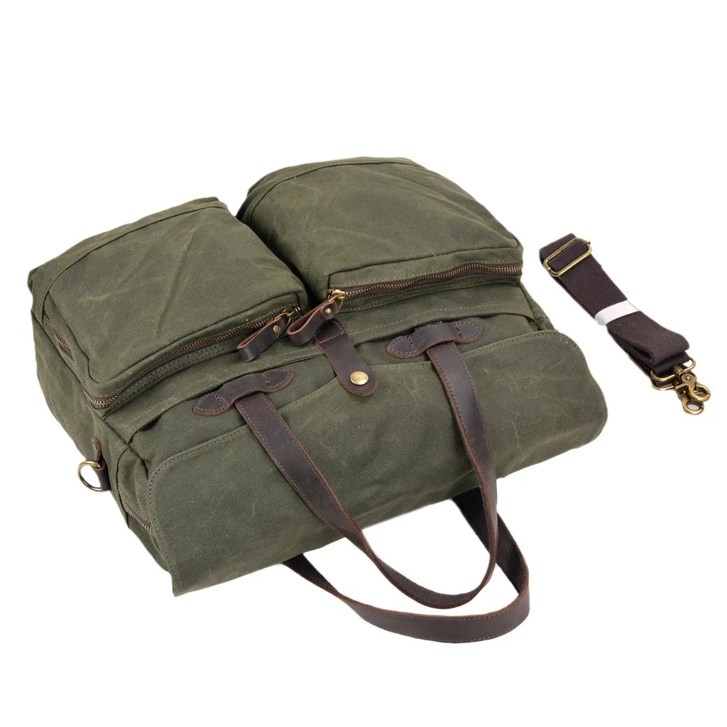 Leisure Business Briefcase Travel Canvas Bag Fashion Large Capacity Briefcase Portable Messenger Bag