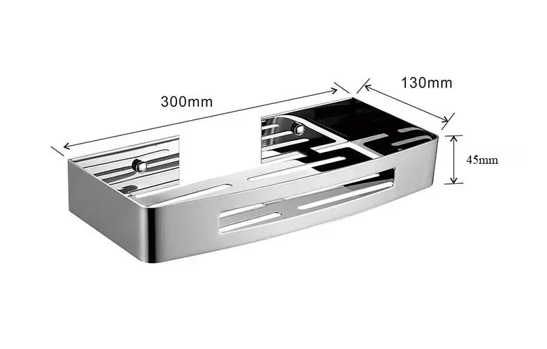Bathroom Stainless Steel Shower Shelf Wall-mounted Triangle Basket Corner Stand Shampoo Shower Gel Storage Holder Accessories