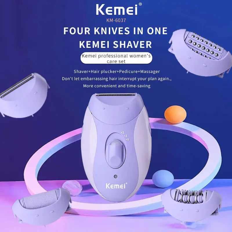 Women's Epilator - 4-in-1 Full Body USB