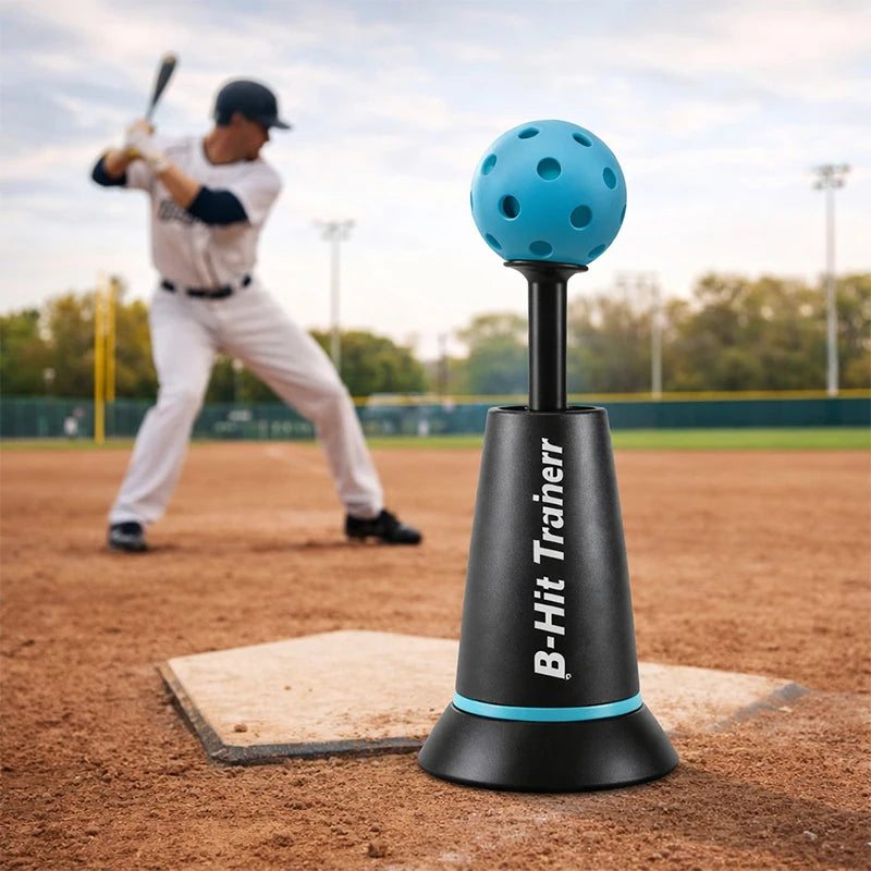 Baseball Hitting Ball Machine T-ball Batting Practice Tool Portable Backyard Training Equipment For Beginner Skill Development