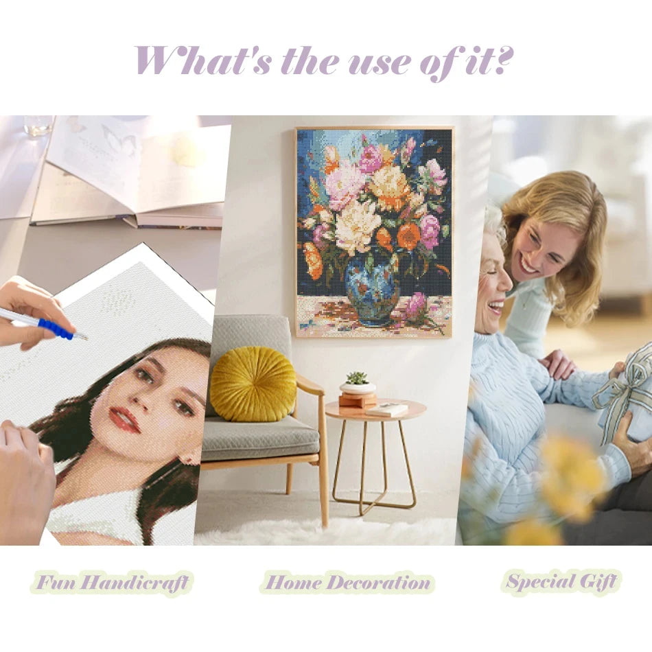 Diamond Painting Kit 5D DIY T-The-Apothecary-Diaries Anime Diamond Handmade Art Children's gift