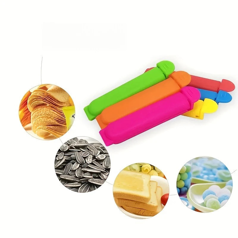 30pcs Multicolor Food Sealing Clips: Keep Snacks Fresh and Dry - 7cm Clips, Perfect for Kitchen Storage