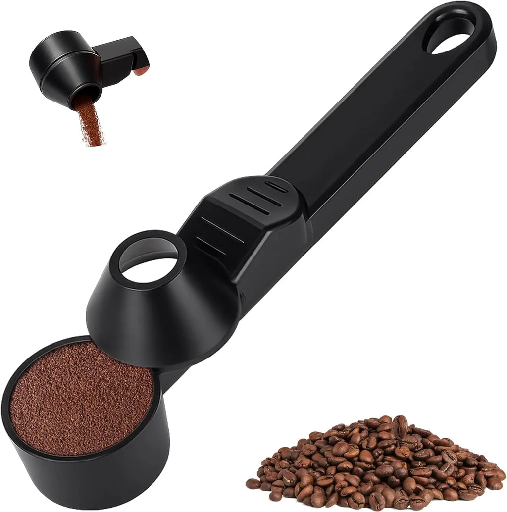 Coffee Scoop & Funnel for Reusable K Cup Refillable Coffee Pods,2TBSP Mess-Free, Easy Slide Scoop for Ground Coffee,