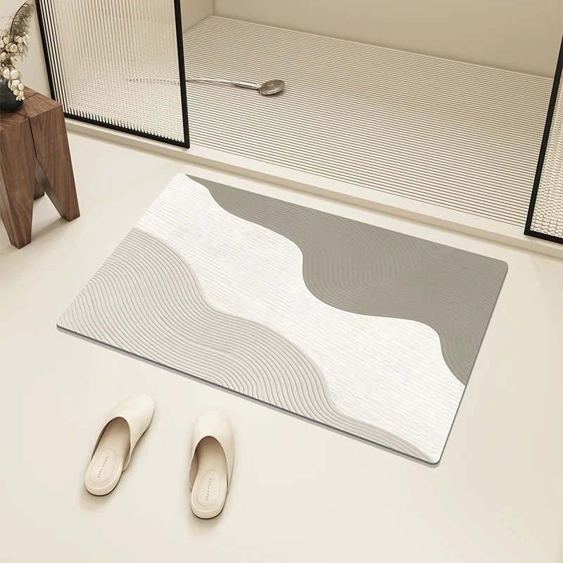Bath Mat Diatom Mud Absorbent Floor Mats Anti-slip Entrance Doormat Bathroom Carpet Toilet Area Rugs 욕실 바닥 매트 Alfombra De Baño