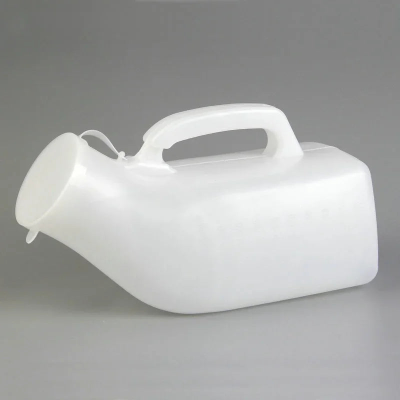 Portable 1200ml Men Urinal Bottle With Handle Mobile Toilet For Car Travel Camping Elderly Disability Urine Storage Container