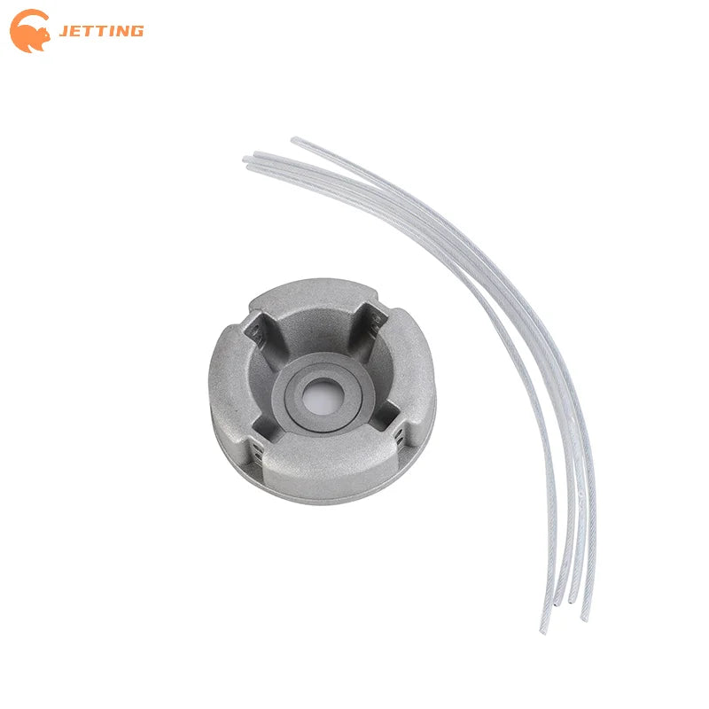 1PCS Aluminum Alloy Lawn Mower Head With Nylon Steel Lawn Mowing Line Lawn Mower Replacement Parts Universal