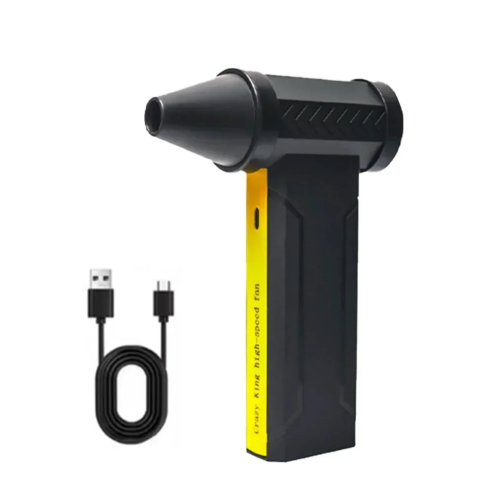 2026 New Electric Air Duster, 160000RPM Brushless Motor High-Speed Turbo Violent Fan USB Rechargeable Powerful Dust Blower