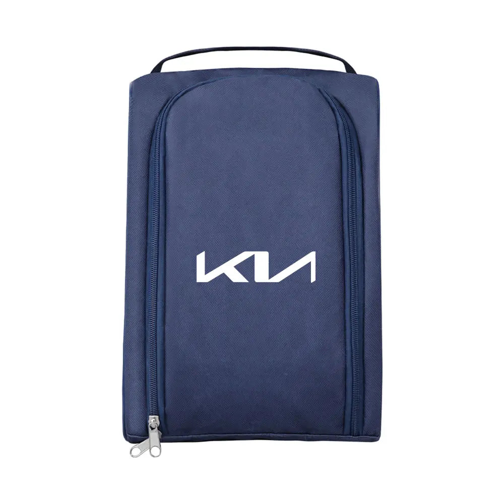 1PCS Car Logo Sneaker Storage Bag Travel Outing Shoe Storage Tool Car Accessories For KIA Rio Ceed Sportage Cerato Soul Sorento