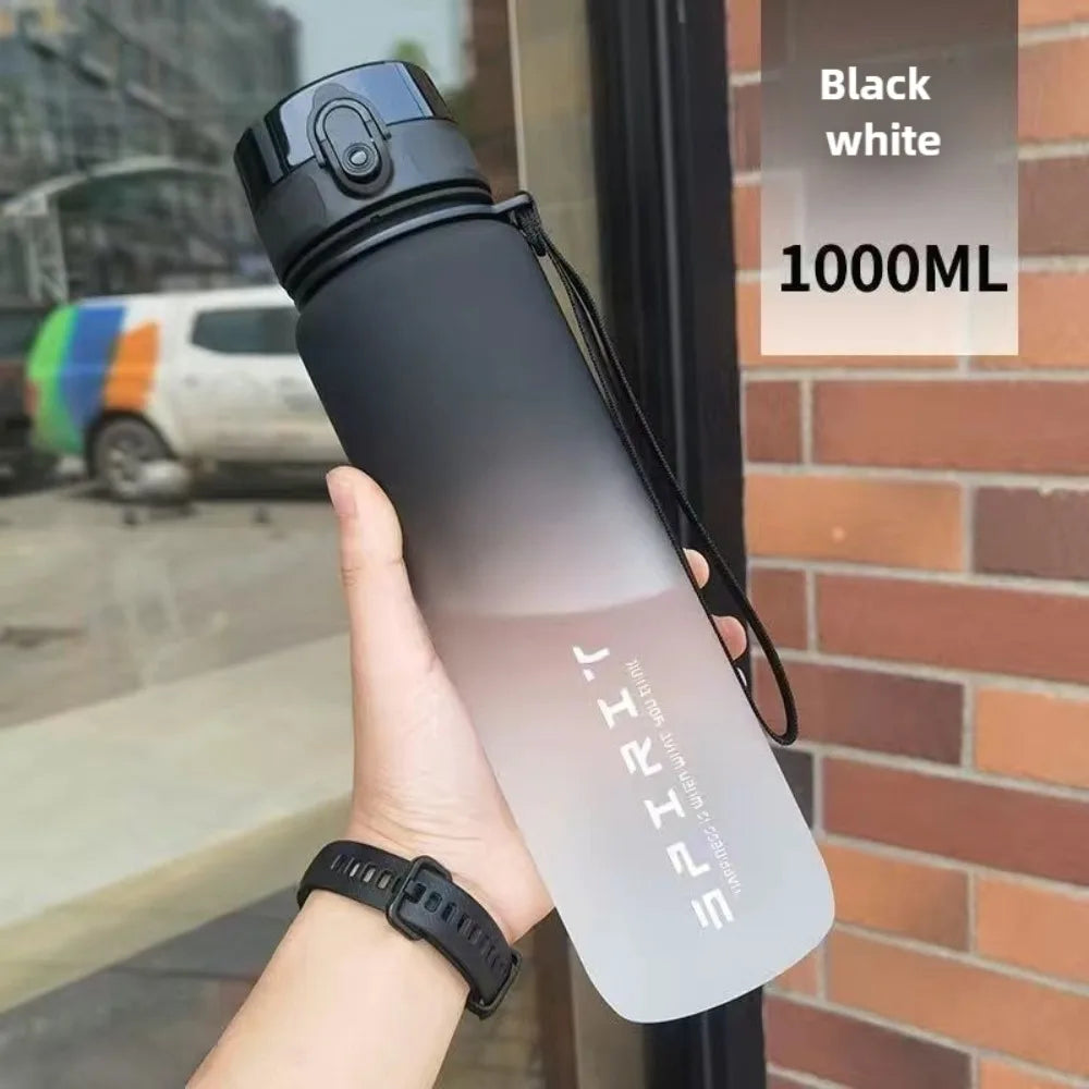 34 oz Large Drinking Water Bottle, Leakproof BPA Free Plastic Water Bottle with Locking Cap for Gym Outdoor Sports Cycling