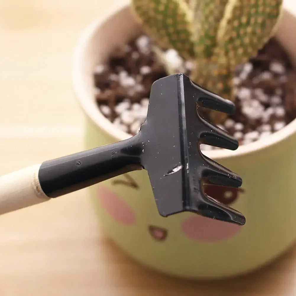 Gardening Tools Three-Piece Set Mini Garden Tools Multi-Function Shovel Harrow Shovel Household Plant Pine Soil Shovel