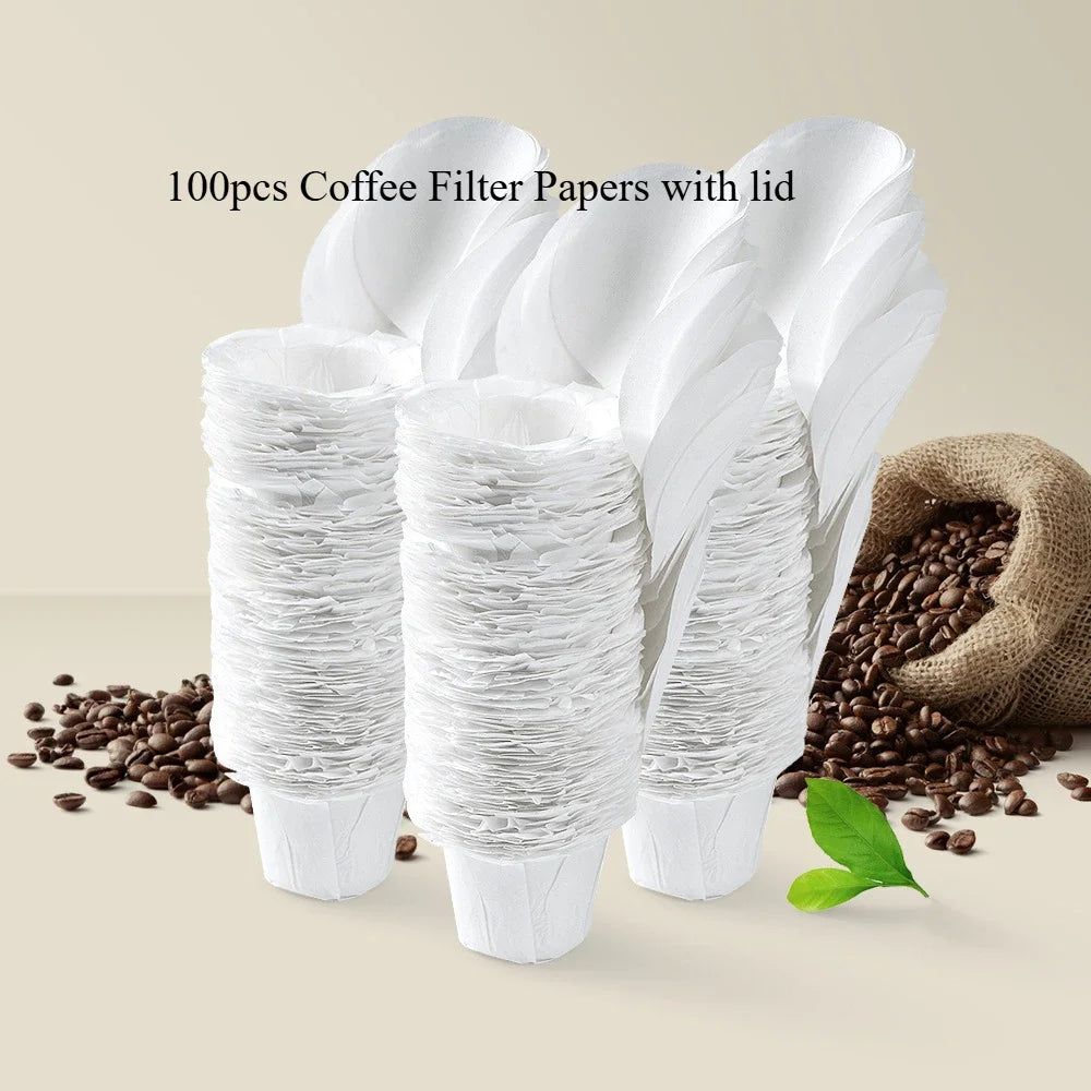 Disposable Paper Filter/ Reusable K-Cups Coffee Pods/ K-cup Coffee Capsule Cup Compatible with Keurig 2.0 and 1.0 Coffee Maker