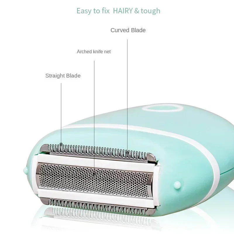 Waterproof Women's Full Body Hair Removal Trimmer – Washable, No Black Spots