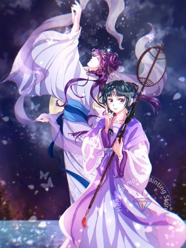 Diamond Painting Kit 5D DIY T-The-Apothecary-Diaries Anime Diamond Handmade Art Children's gift