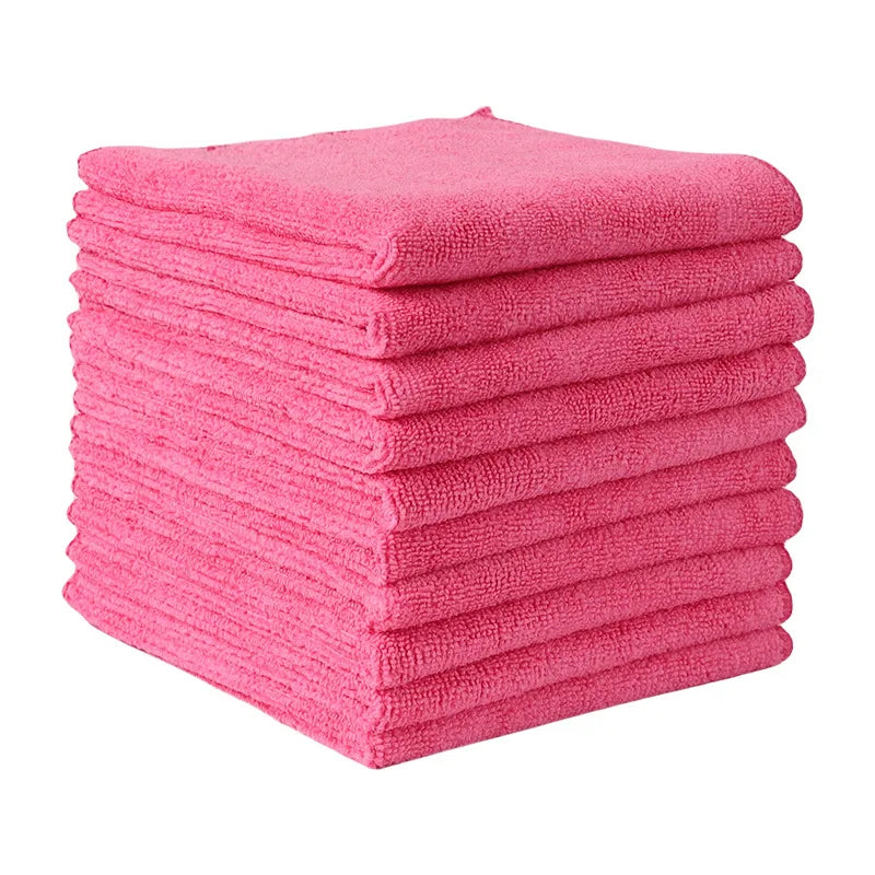 10/5/3/1pcs Thicken Microfiber Car Cleaning Towels Soft Quick Drying Windows Mirrors Wiping Rags Home Double Layer Clean Cloths