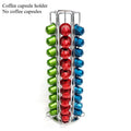 60 Pods Coffee Capsule Holder Black Gold Silver for 60 Nespresso Coffee Capsules Capsule Dispenser Capsule Holder Pod Stand