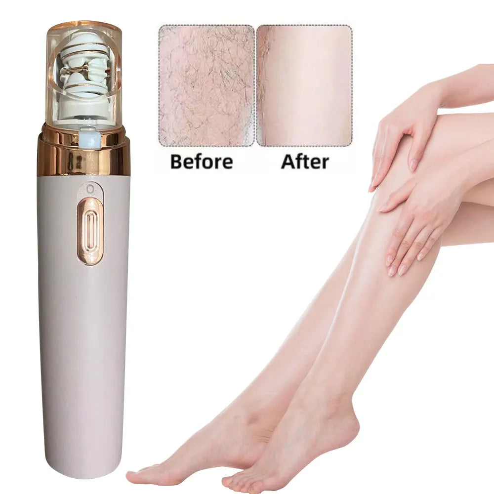 Painless Facial Hair Removal Epilator for Women – Compact Electric Remover