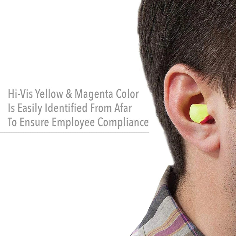 2025 New Mini 100 Pairs Of Soundproof Earplugs Anti-Noise Sponge Protective Earplugs Work Study Sleep Earplugs for Travel
