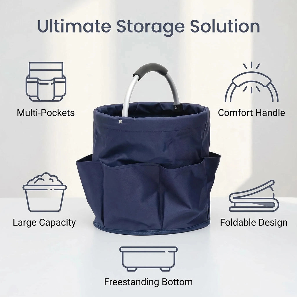 1Set Car Wash Kit: Foldable Tool Bucket, Thick Sponge Wipe, Microfiber Absorbent Towel, Household Auto Cleaning Accessory