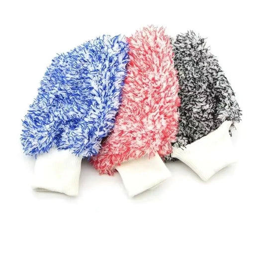 Premium Ultra-Plush Microfiber Car Wash Mitt - Scratch-Free