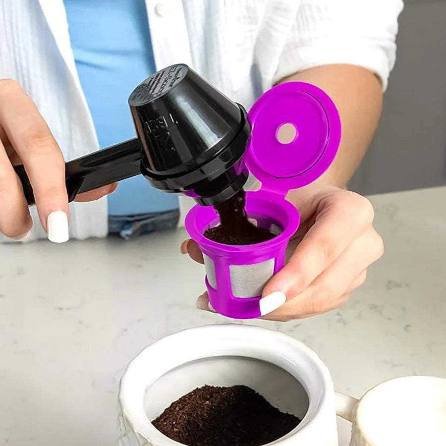 Reusable Coffee Filters For Keurig Reusable K Cup Filters Cups K Cups For Keurig 1.0+2.0 Mini K cup Refillable Pods Coffee Pods