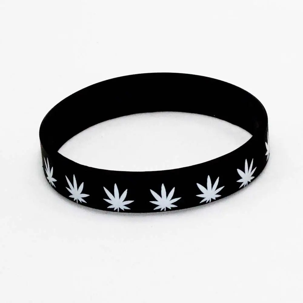 Women Girl Minimalism Silicone Fashion Jewelry Maple Leaves Creative Maple Leaf Bracelet Bangle Wristband Silicone Bracelet