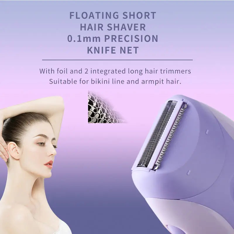 Women's Epilator - 4-in-1 Full Body USB