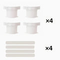 Set of 4 Bed Sheet Holders - Multifunctional Fixing Brackets, Safe And Needle-Free to Prevent Sheet Displacement, a Bed Sheet Fi